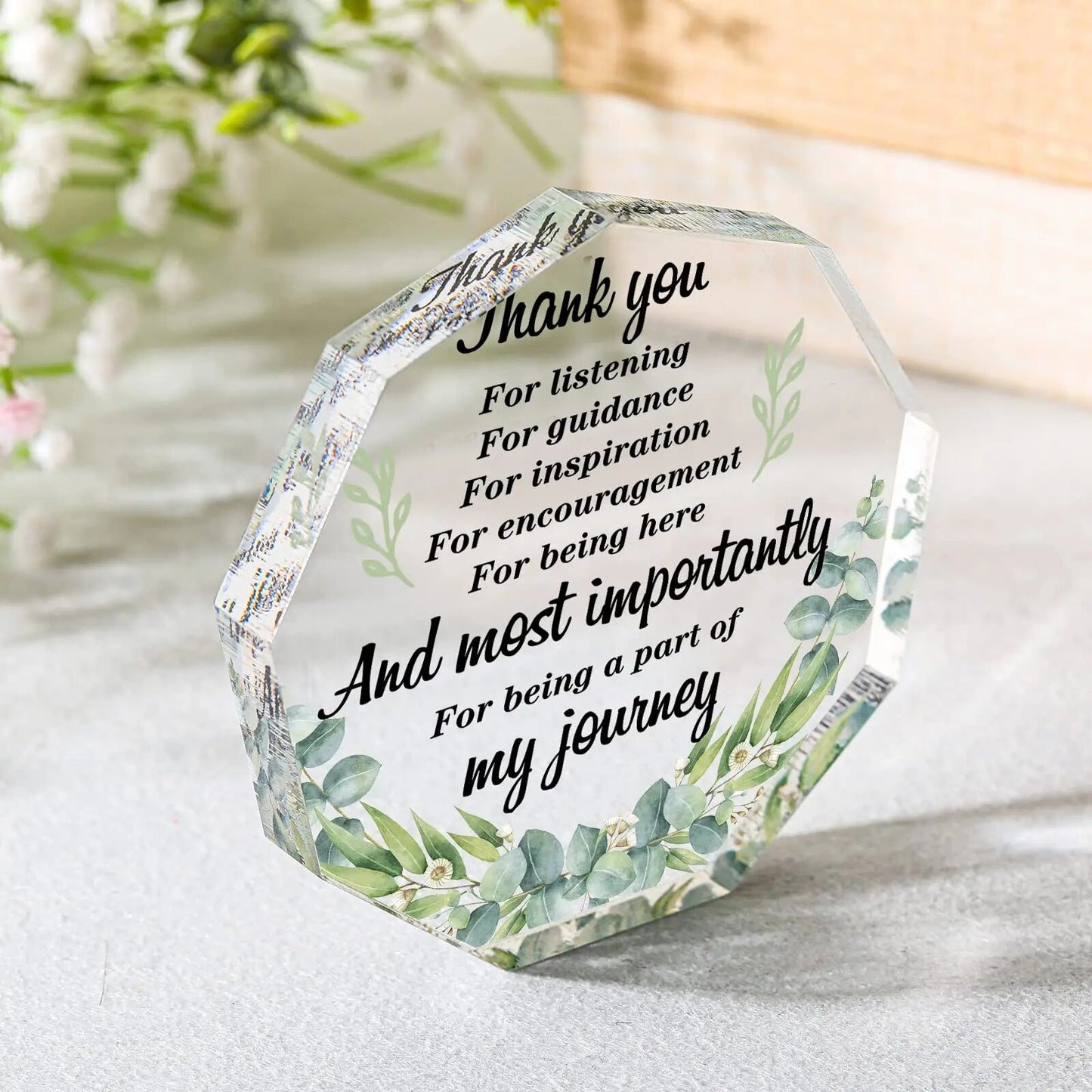 Acrylic Decoration Plaque.